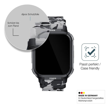 2x Screen Protector for LEMFO Y10 Smartwatch Flexible Glass 9H dipos