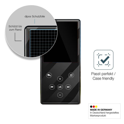 2x Screen Protector for Gueray Q9 MP3-Player Flexible Glass 9H dipos