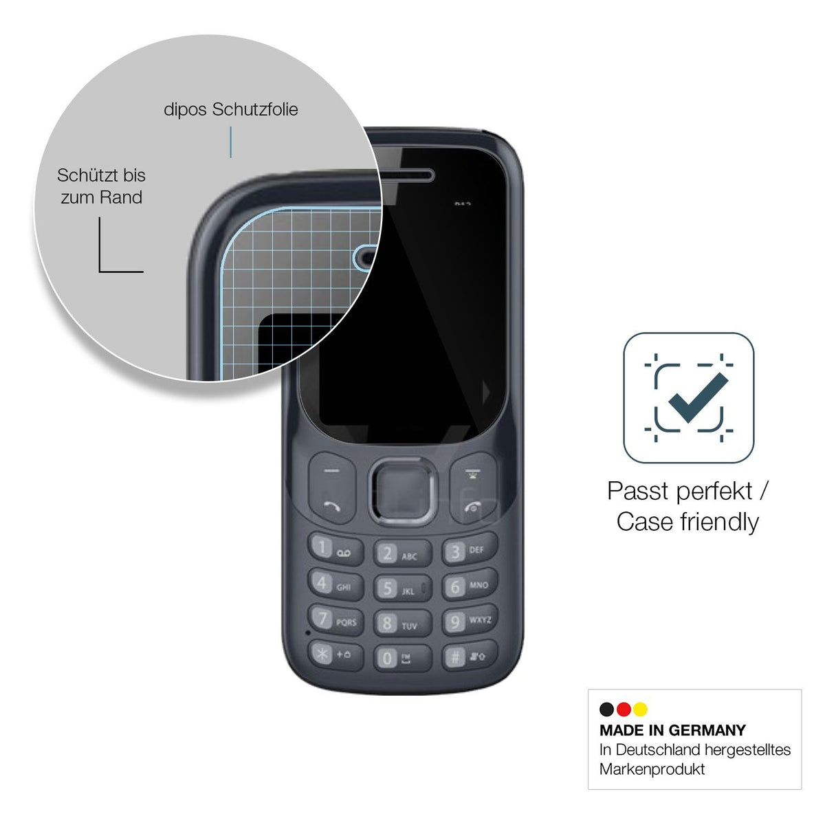 2x Screen Protector for Benco P12 Flexible Glass 9H dipos
