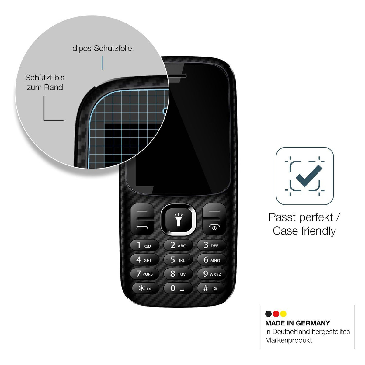 2x Screen Protector for Energizer Mobile E13 Flexible Glass 9H dipos