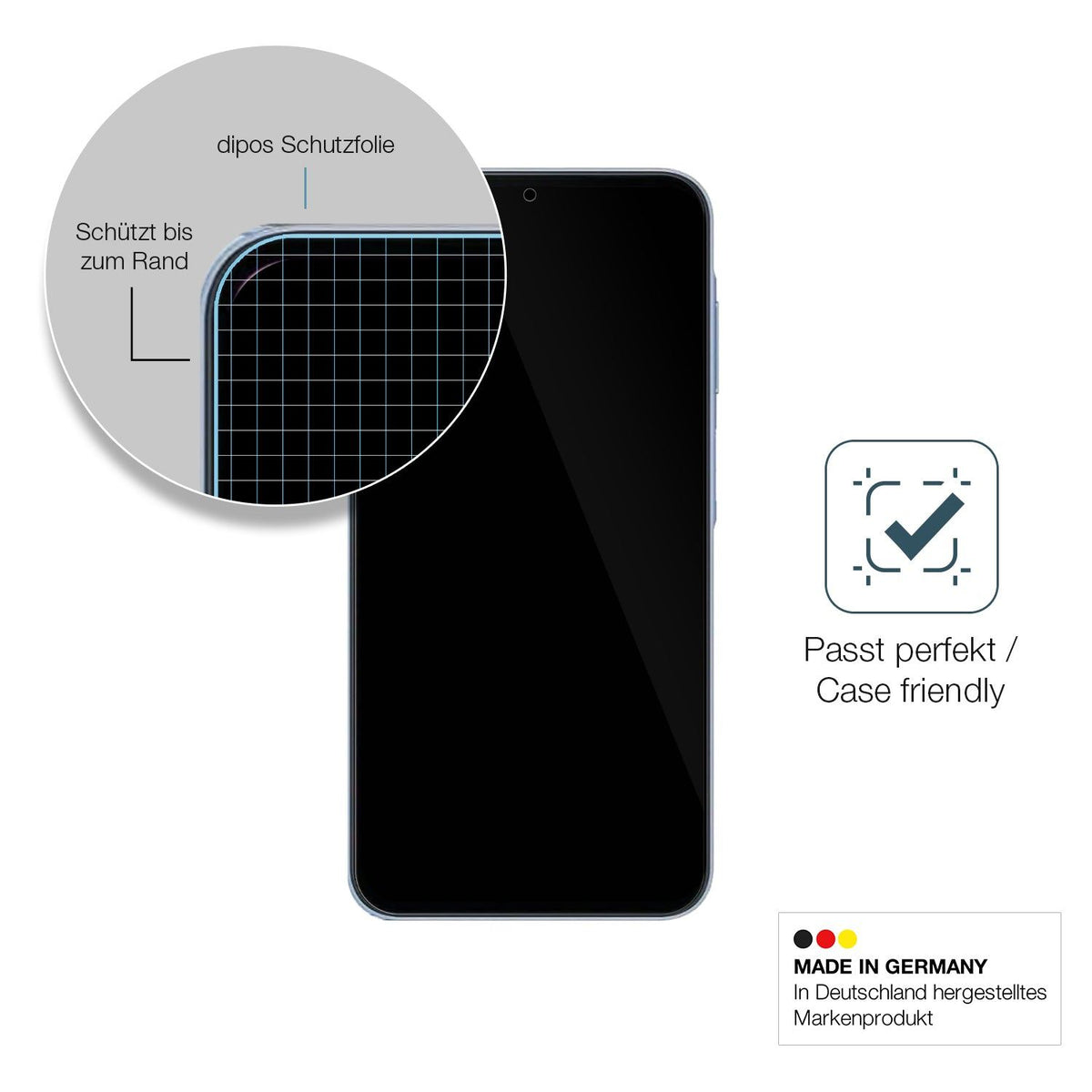 2x Screen Protector for Samsung Galaxy A25 Flexible Glass 9H dipos
