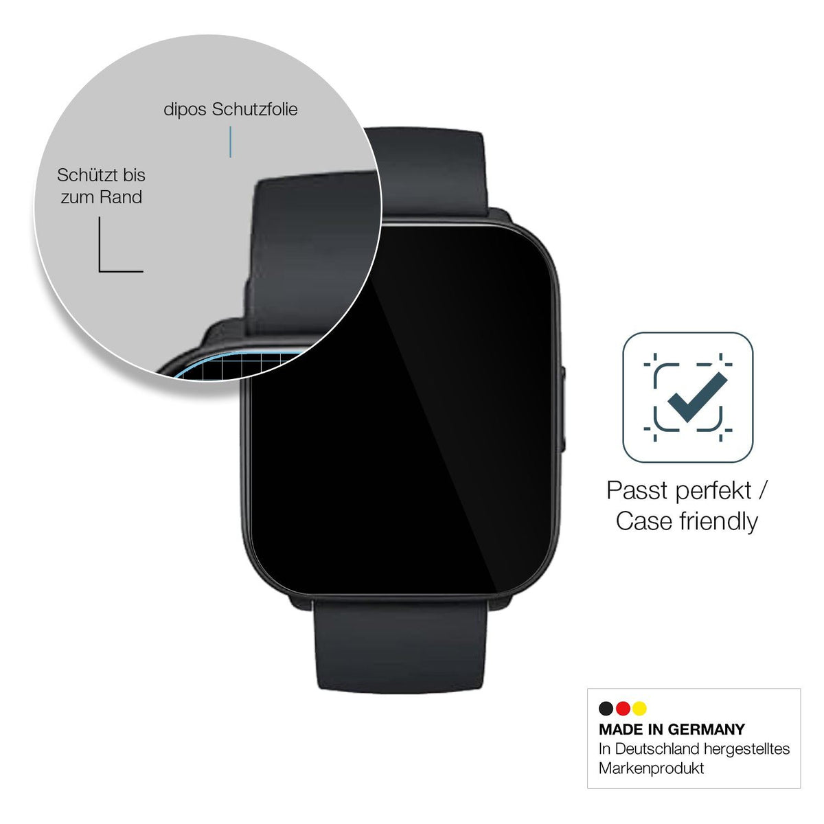 2x Screen Protector for Xiaomi Mibro Watch C2 Flexible Glass 9H dipos
