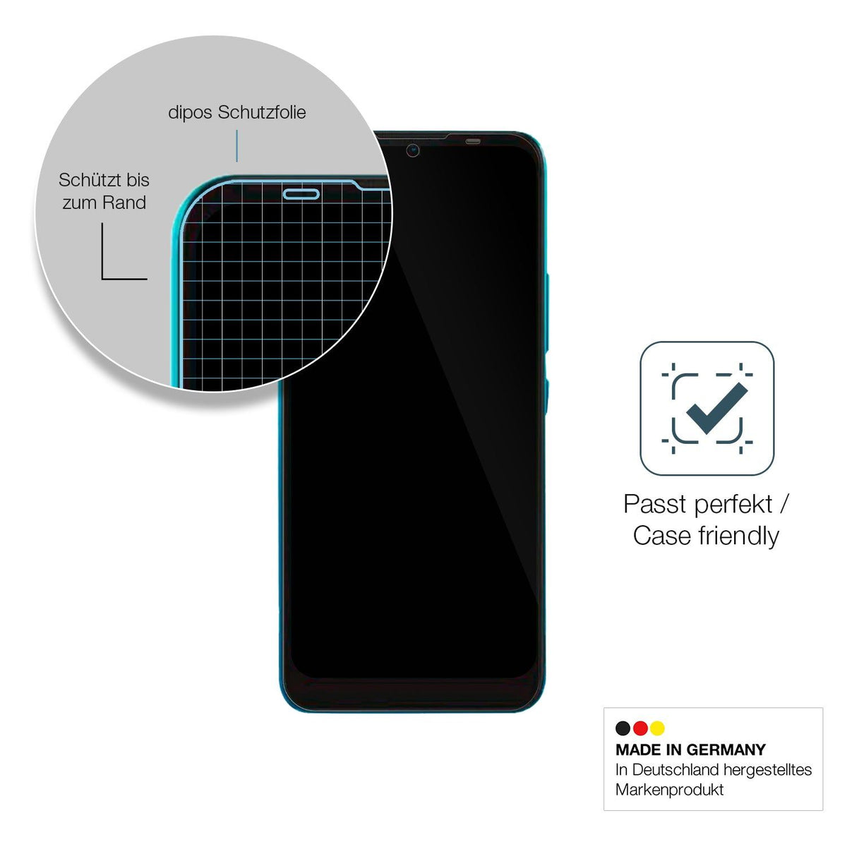 2x Screen Protector for Mobicel Epic Pro Flexible Glass 9H dipos