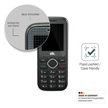 2x Screen Protector for OK. OMP 11 Flexible Glass 9H dipos