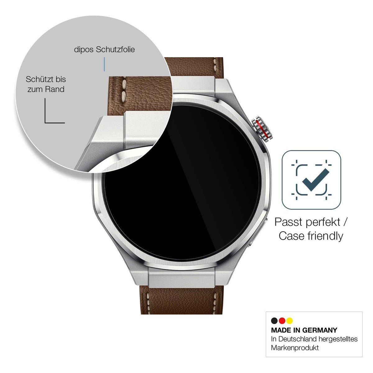 2x Screen Protector for Honor Watch 5 Ultra Flexible Glass 9H dipos
