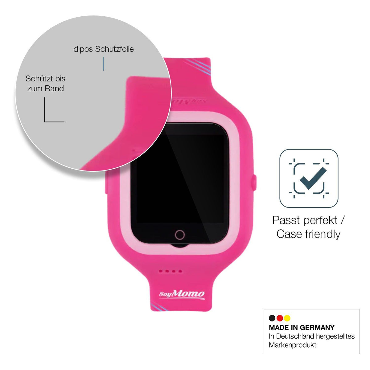 2x Screen Protector for SoyMomo Space 2.0 Flexible Glass 9H dipos