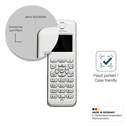 2x Screen Protector for FRITZ! FON M2 Dect Flexible Glass 9H dipos