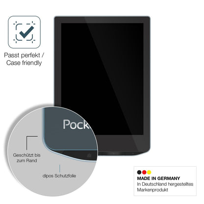 2x Screen Protector for PocketBook Ebook Verse Flexible Glass 9H dipos