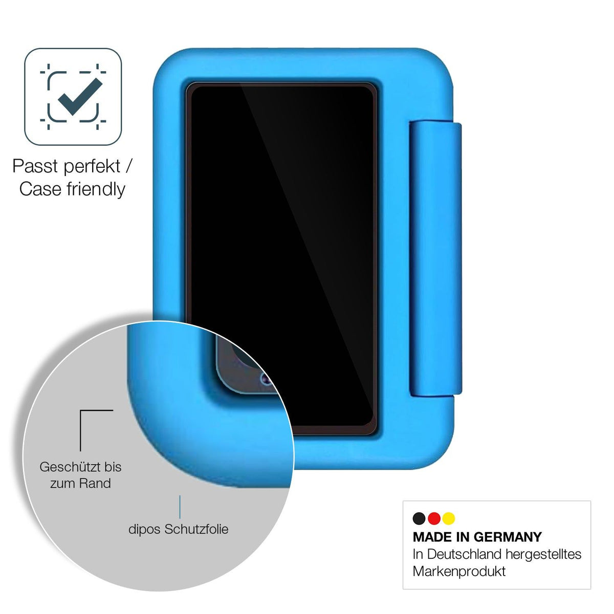 2x Screen Protector for Biegedy B21 7 Zoll Flexible Glass 9H dipos