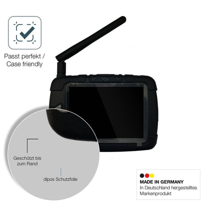 2x Screen Protector for Boatman Plus Fishfinder Flexible Glass 9H dipos