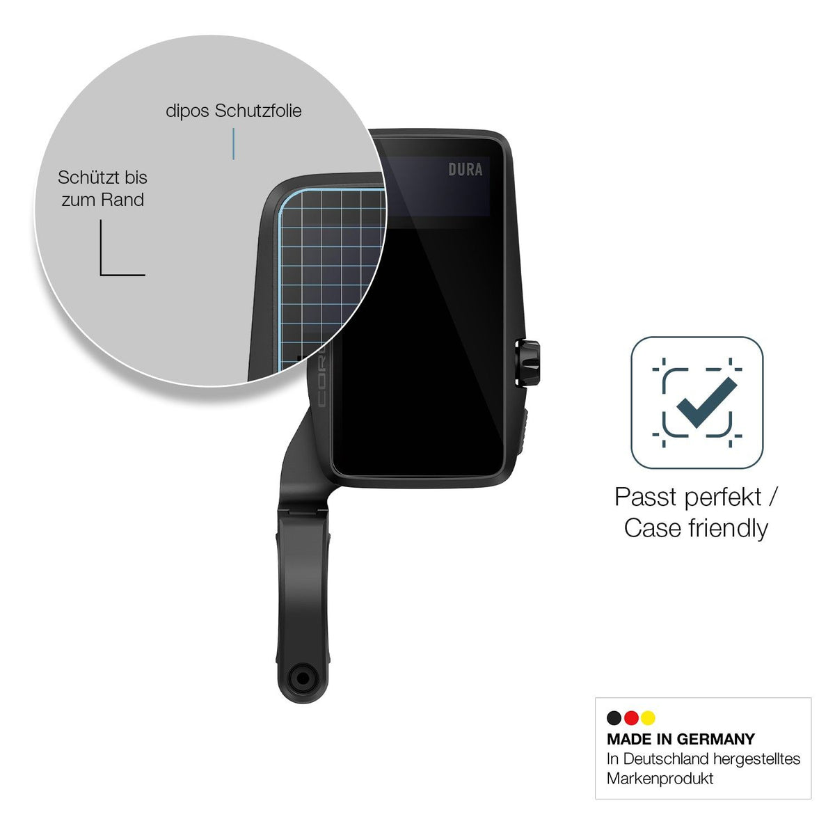 2x Screen Protector for Coros Dura Solar GPS Flexible Glass 9H dipos