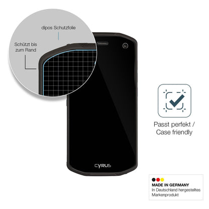 2x Screen Protector for Cyrus CS28 Hipster Rev.2 Flexible Glass 9H dipos