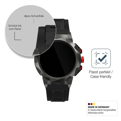 2x Screen Protector for Loyewaier 2 Zoll Smartwatch Flexible Glass 9H dipos