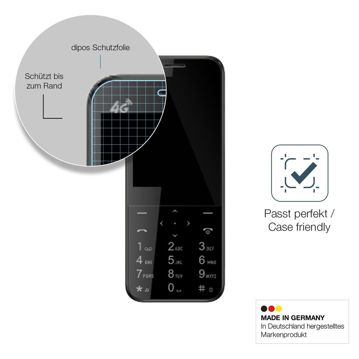2x Screen Protector for I Kall I1 4G Flexible Glass 9H dipos
