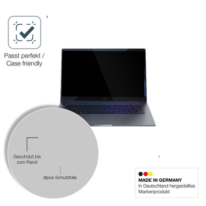 2x Screen Protector for Xiaomi Mi Notebook 15.6 Zoll Flexible Glass 9H dipos