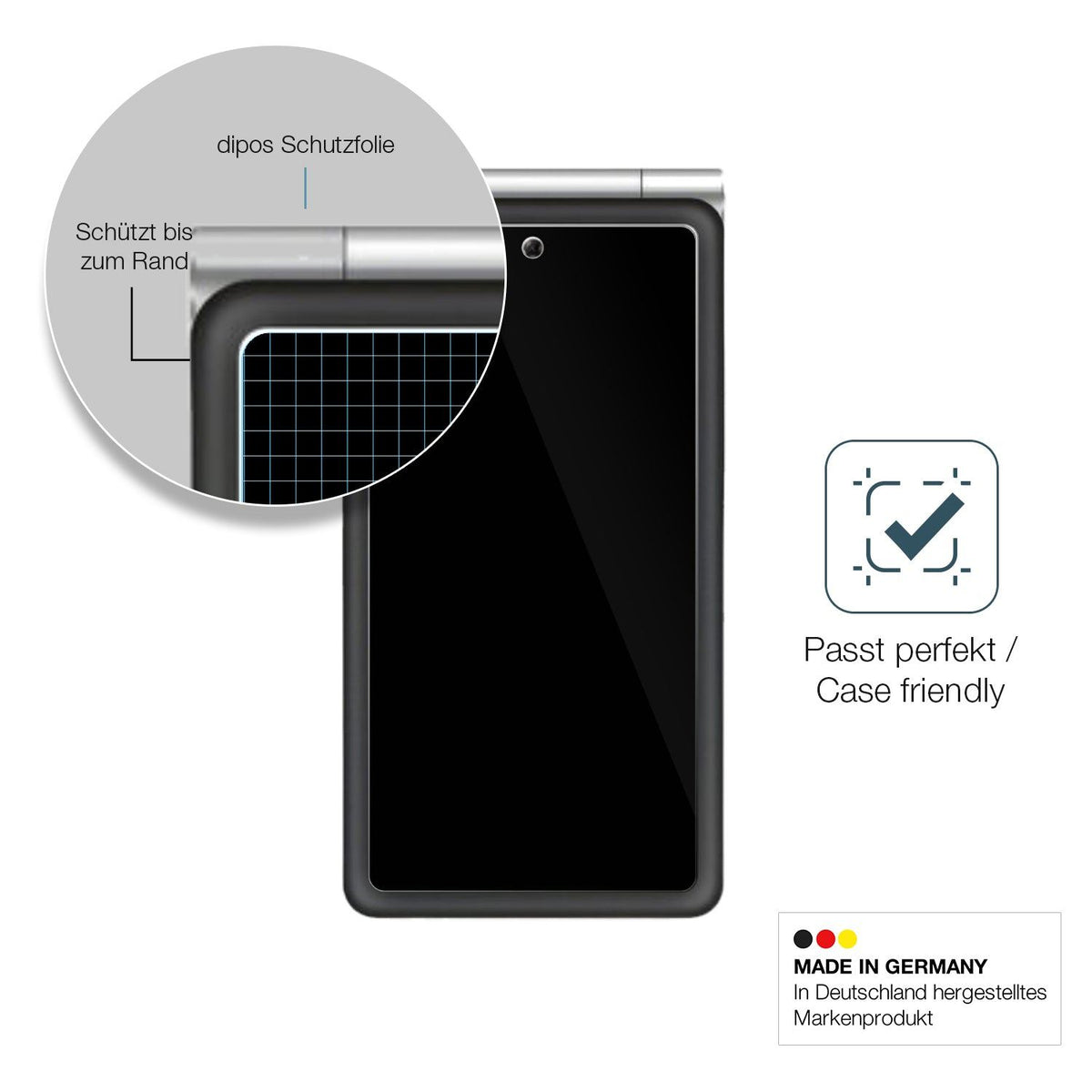 2x Screen Protector for MaxCom Comfort MM835 4G Flexible Glass 9H dipos