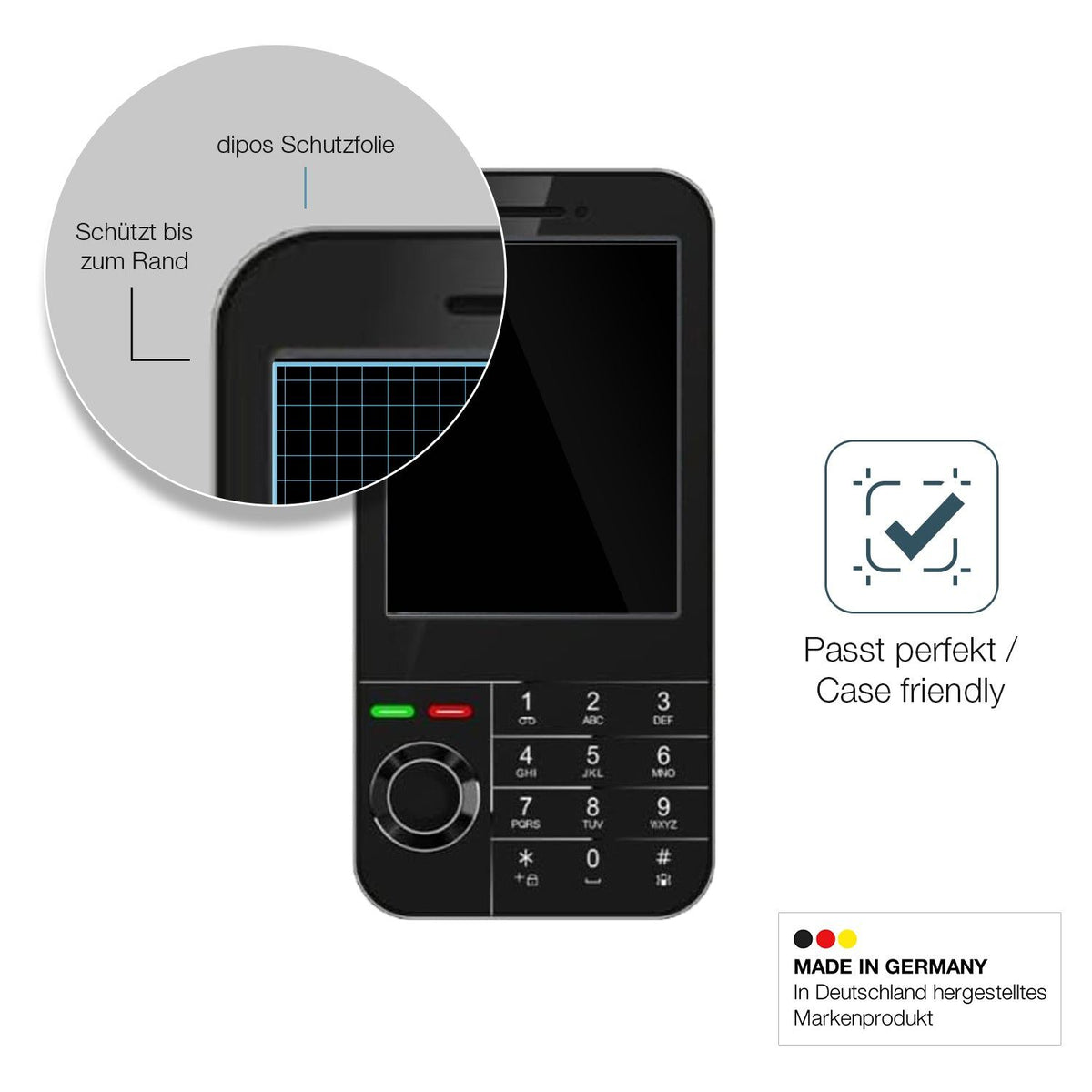 2x Screen Protector for I Kall K666 New Flexible Glass 9H dipos
