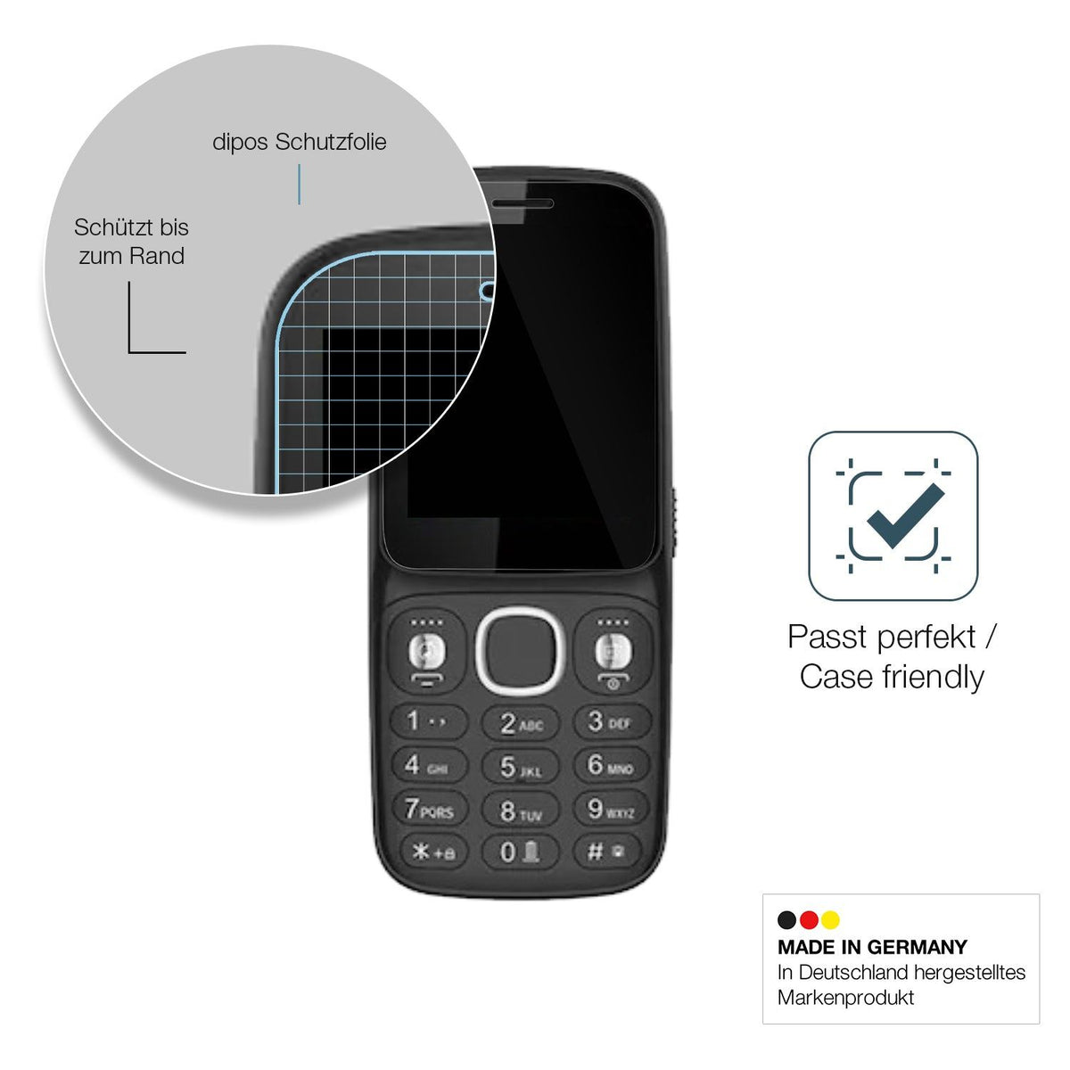 2x Screen Protector for I Kall K24 Flexible Glass 9H dipos