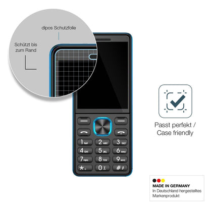 2x Screen Protector for I Kall K444 New Flexible Glass 9H dipos