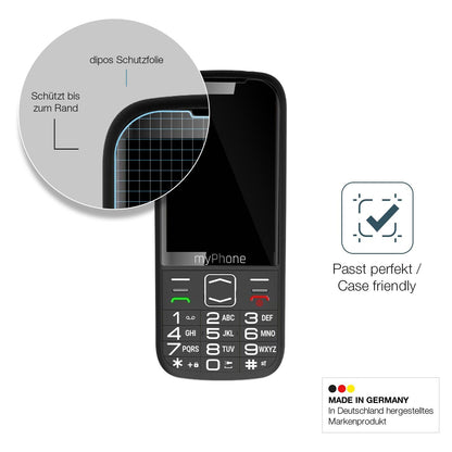 2x Screen Protector for myPhone Harmony LTE Flexible Glass 9H dipos