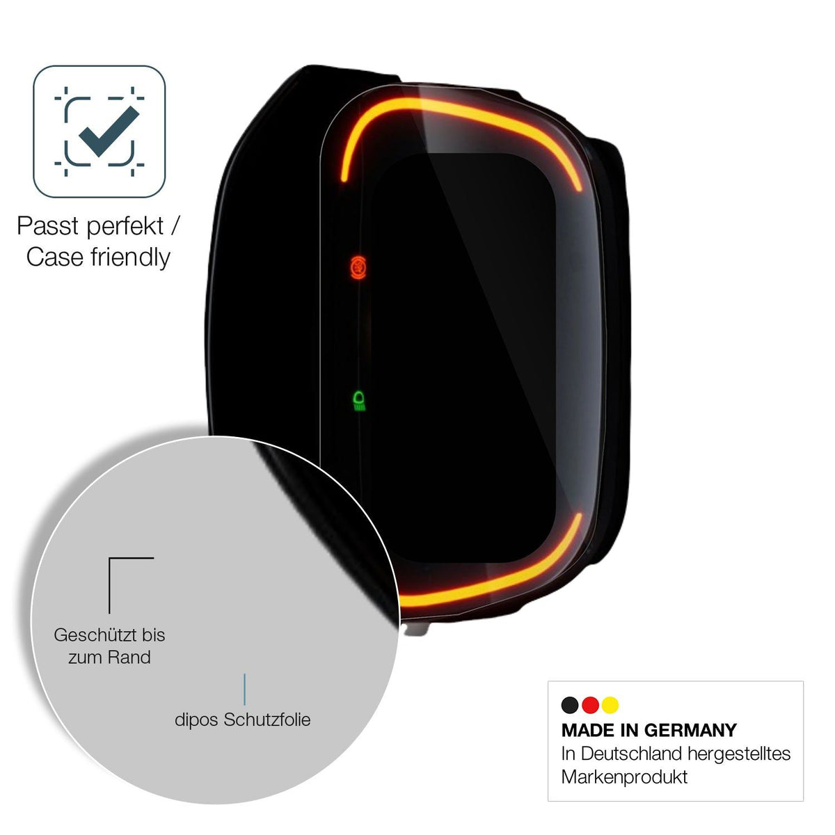 2x Screen Protector for Segway E110 Flexible Glass 9H dipos