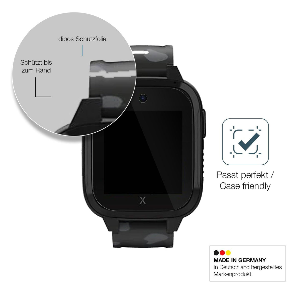 2x Screen Protector for Xplora XGO3 2. Gen Flexible Glass 9H dipos