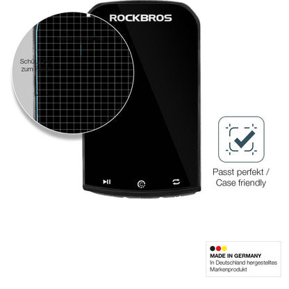 2x Screen Protector for Rockbros Bike Computer 2.90 Zoll Flexible Glass 9H dipos