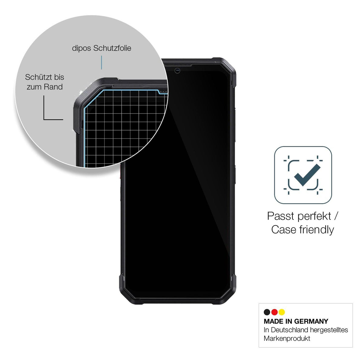 2x Screen Protector for Fossibot D06 Flexible Glass 9H dipos