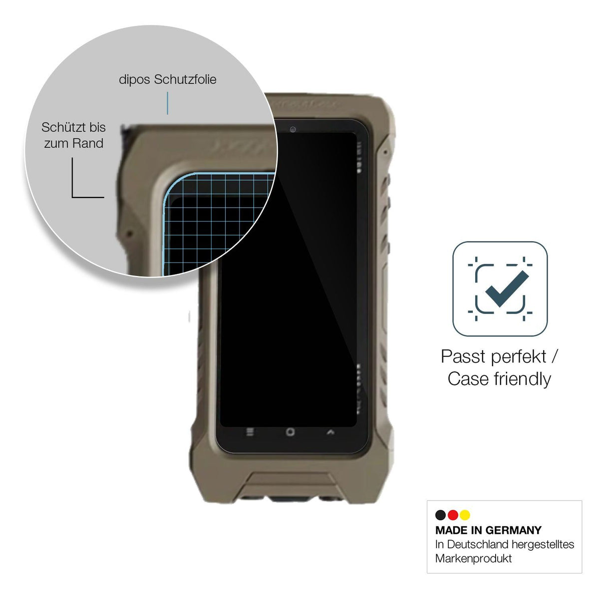 2x Screen Protector for Samsung Galaxy Xcover 6 Pro Tactical Edition Flexible