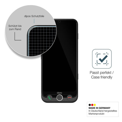 2x Screen Protector for Doro Aurora A30 Flexible Glass 9H dipos
