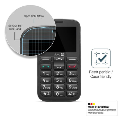 2x Screen Protector for Doro 1380 Flexible Glass 9H dipos