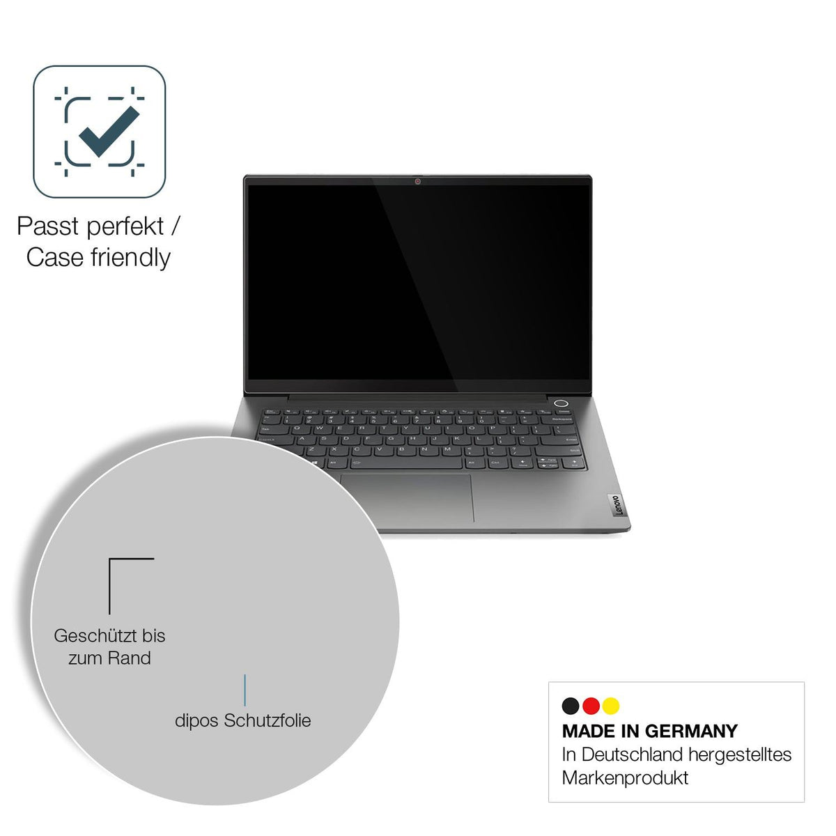 2x Screen Protector for Lenovo ThinkBook 14 Gen 4 Plus Flexible Glass 9H dipos