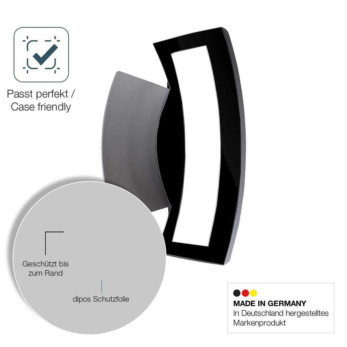 2x Screen Protector for Jura J10 Tropfblech Flexible Glass 9H dipos