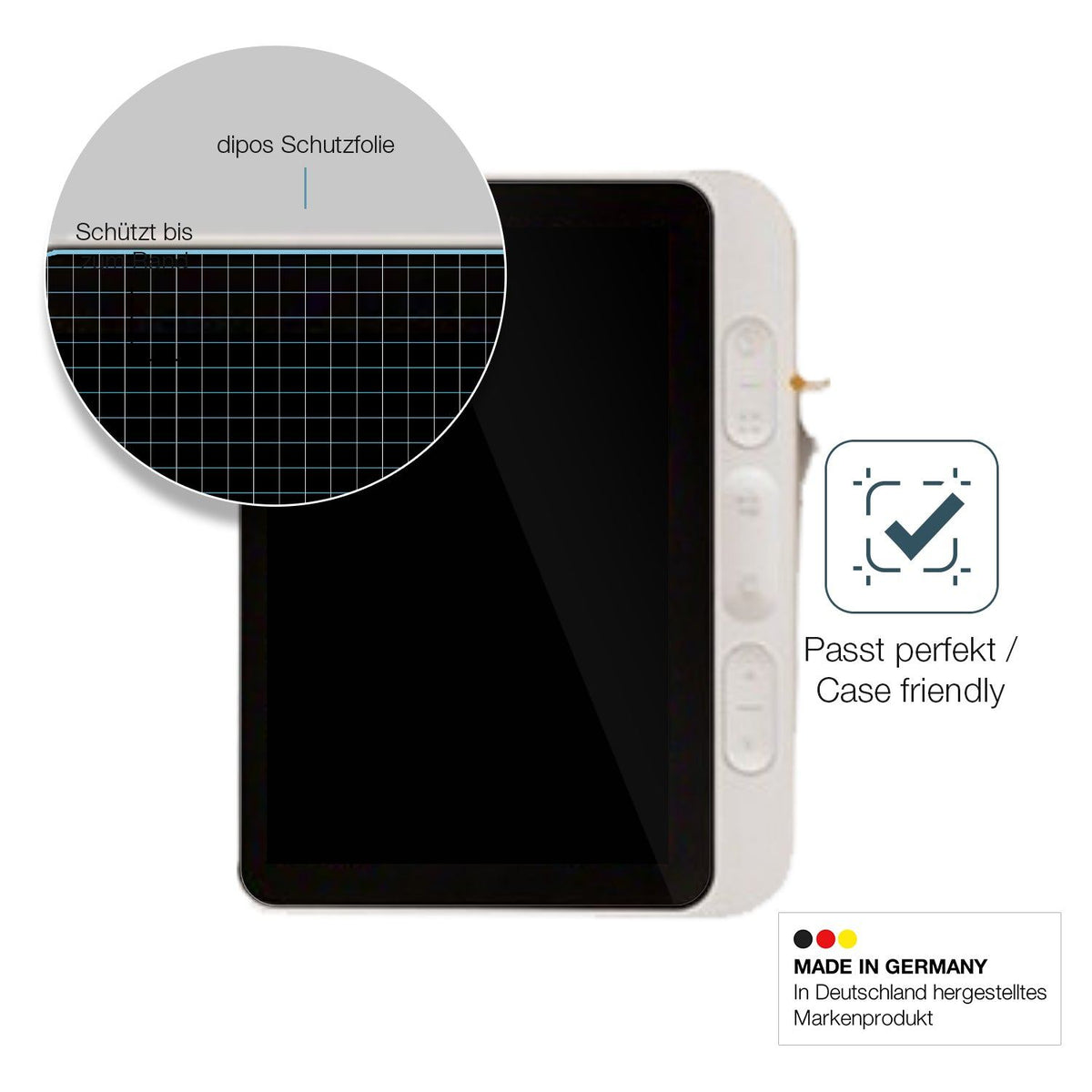 2x Screen Protector for BEAVERLAB Mikroskop 4 Zoll Flexible Glass 9H dipos
