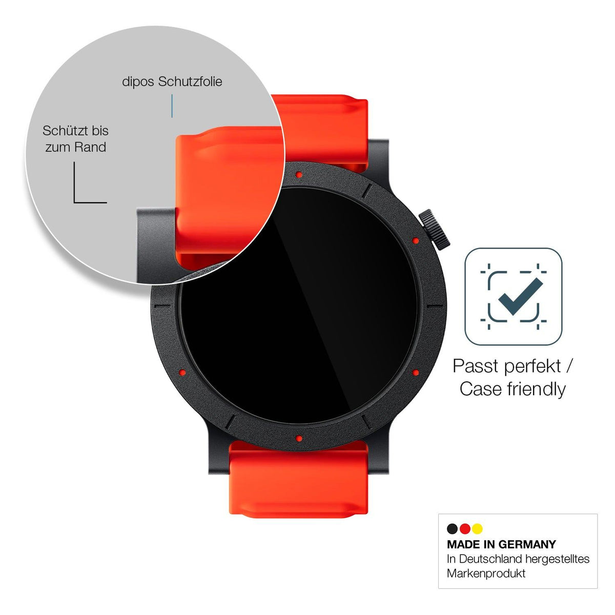 2x Screen Protector for CMF Watch 3 Pro 1.43 Zoll Flexible Glass 9H dipos