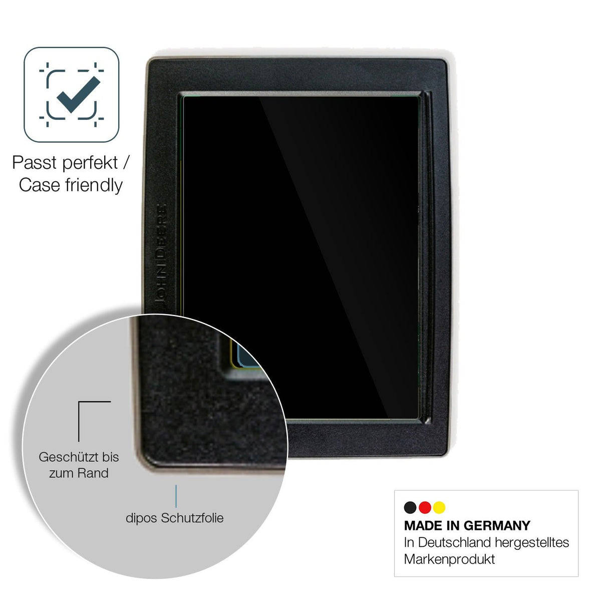 2x Screen Protector for John Deere GreenStar 4640 Flexible Glass 9H dipos