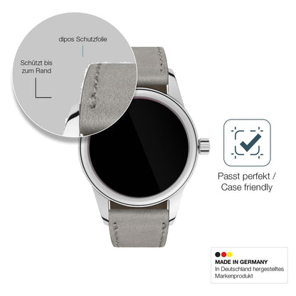 2x Screen Protector for NOMOS Glashütte Club Flexible Glass 9H dipos