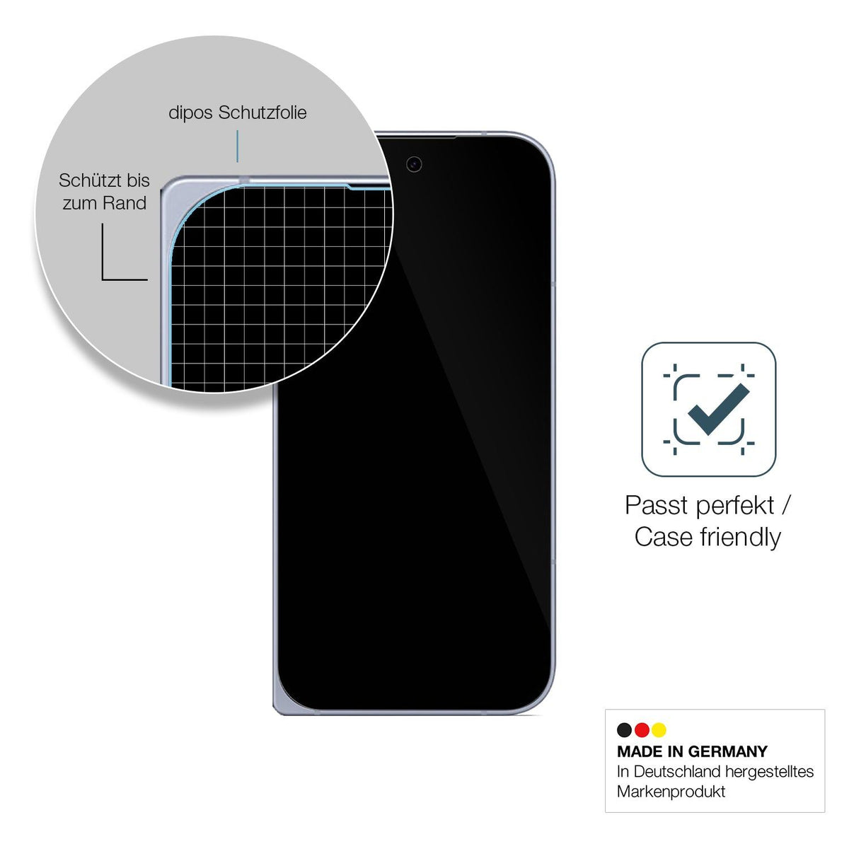 2x Screen Protector for Google Pixel 10 Pro Fold Aussen-Display Flexible Glass