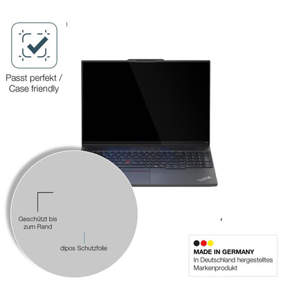 2x Screen Protector for Lenovo Thinkpad E16 Gen 2 Flexible Glass 9H dipos