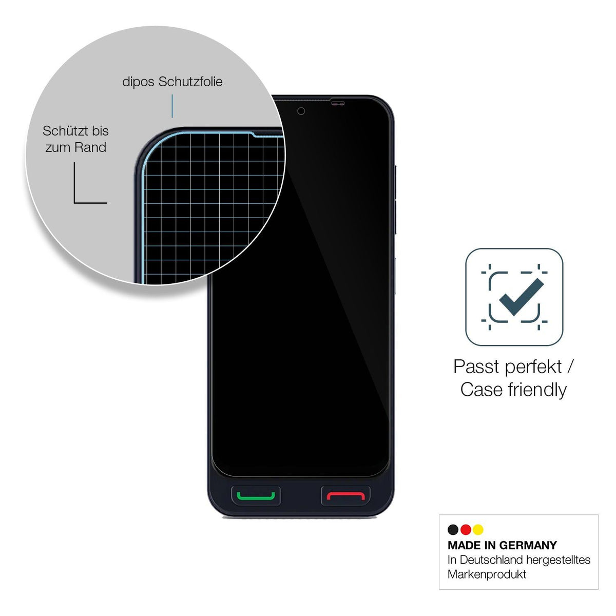 2x Screen Protector for SPC Zeus 2 Pro Flexible Glass 9H dipos