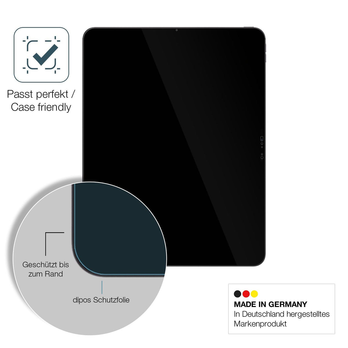 2x Screen Protector for Apple iPad Pro M5 13 Zoll Flexible Glass 9H dipos