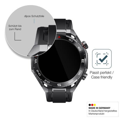 2x Screen Protector for Huawei Watch Ultimate 2 Black Flexible Glass 9H dipos