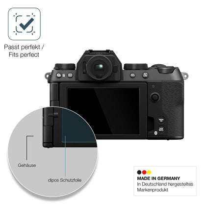 2x 9H Schutzfolie für Fujifilm X-S20 Panzerfolie