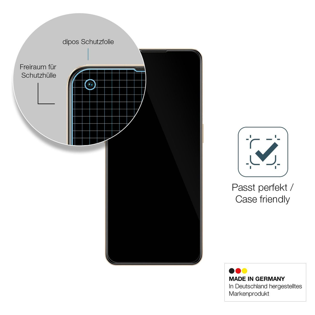 2x Screen Protector for Oppo F21 Pro Flexible Glass 9H dipos