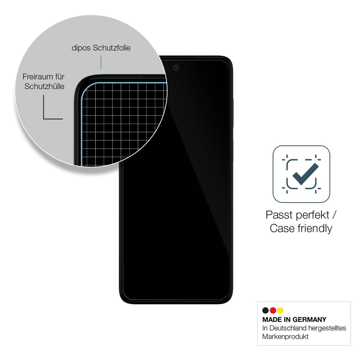 2x Screen Protector for Motorola Moto G52 Flexible Glass 9H dipos