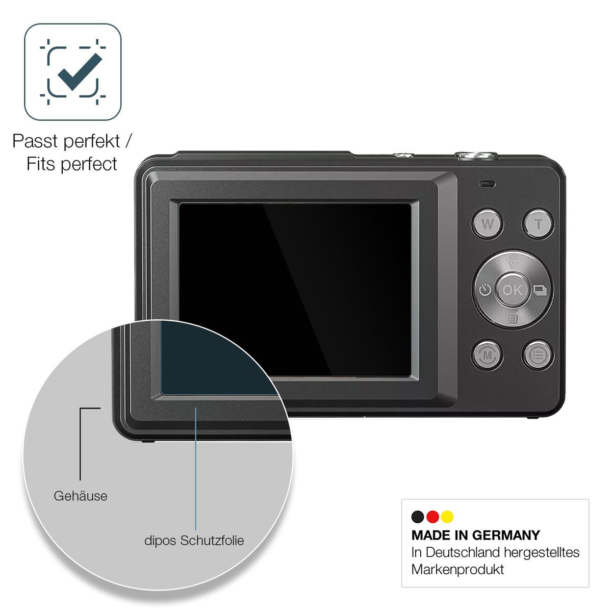 2x Screen Protector for YAXTIFIU DC403 Flexible Glass 9H dipos