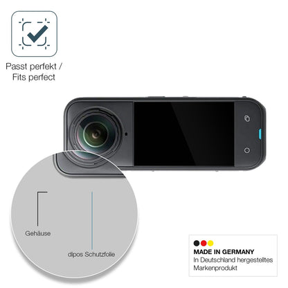 2x Screen Protector for Insta360 X5 Flexible Glass 9H dipos