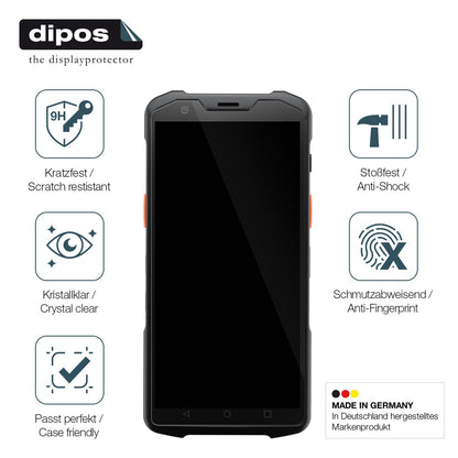 2x Screen Protector for sunmi L2H Flexible Glass 9H dipos