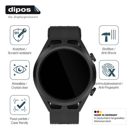 2x 9H Schutzfolie für Blackview R8 Pro Smartwatch Panzerfolie