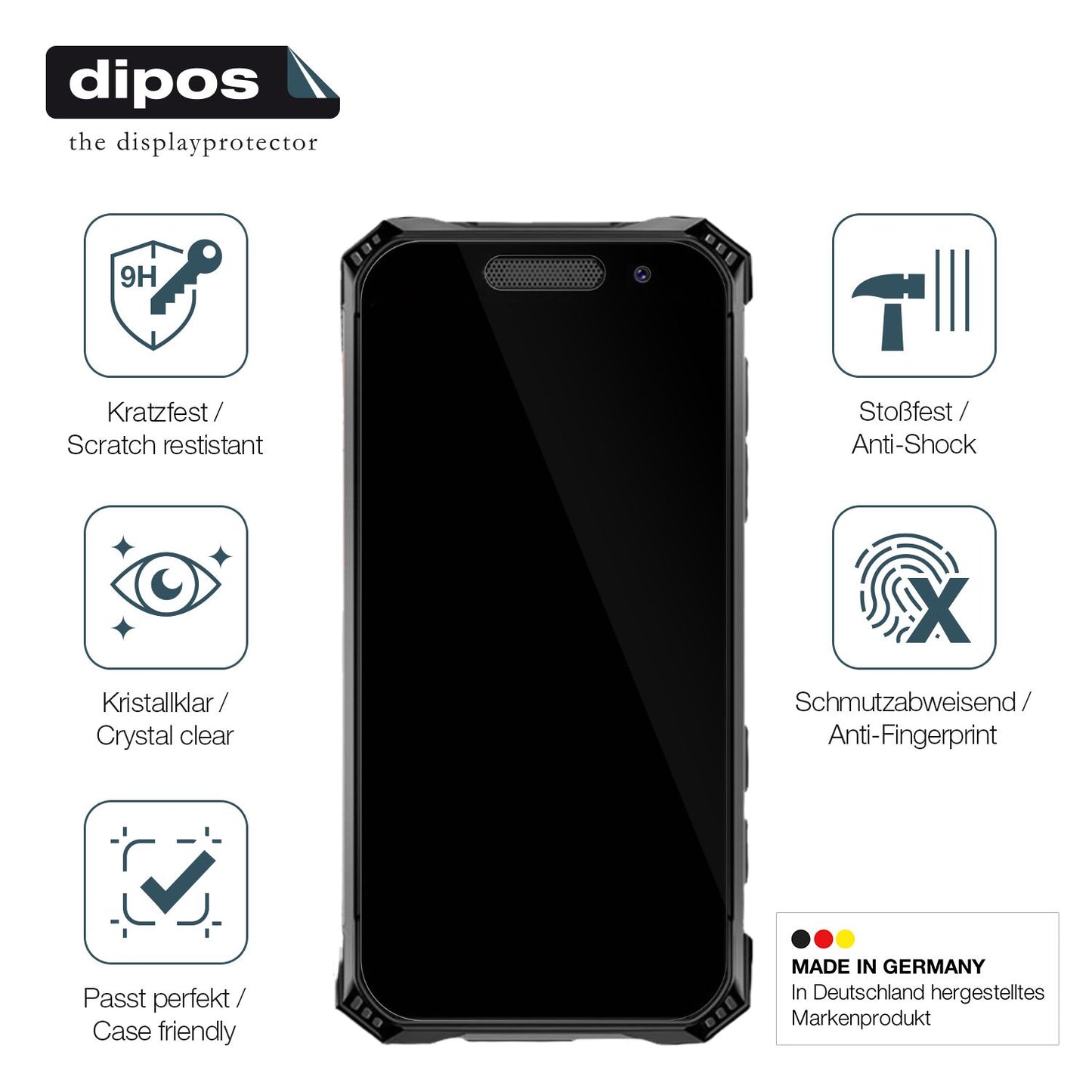 2x Screen Protector for Soyes S10 Max Flexible Glass 9H dipos